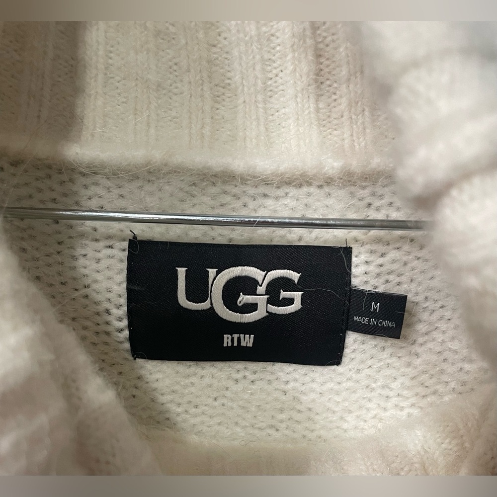 UGG Lylah Roll Neck Sweater - New Women |Color: Cream | Size: M - Picture 6 of 10